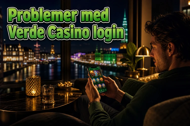 Problemer med Verde Casino login